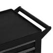 Szerszámos kocsi, 2 kicsi és 5 nagy fiókkal, acél, 150 kg-ig, 69 x 33 x 75 cm, piros