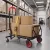  2-in-1 Plattformwagen Sackkarre Klappbar Transportwagen mit Lenkrollen, Griff, Stahl bis 120 kg