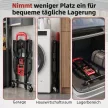  2-in-1 Plattformwagen Sackkarre Klappbar Transportwagen mit Lenkrollen, Griff, Stahl bis 120 kg