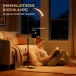 LED félhold alakú szempillalámpa telefontartóval, 350°-ban forgatható szépséggyűrű, meleg fény, állítható magasság
