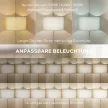 Állólámpa távirányítóval, állítható magasságú, szövet ernyővel, fém talppal, állítható fényerővel, lábkapcsolóval, bézs színű