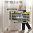 Alumínium munkaállvány, összecsukható munkapad, munkaasztal akár 150 kg-ig, munkaállvány fogantyúval, csúszásmentes felület