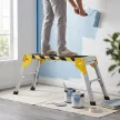 Alumínium munkaállvány, összecsukható munkapad, munkaasztal akár 150 kg-ig, munkaállvány fogantyúval, csúszásmentes felület