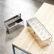  Gerätekasten Aufbewahrungskiste aus Aluminium mit Schloss und Schlüsseln 50 x 15,5 x 20,5 cm