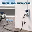 2-es típusú elektromos autó töltőkábel, 11 kW, 16 A, 3-as mód, 3 fázisú, 5 m – Hosszabbítókábel elektromos autókhoz és plug-in hibridekhez