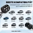 2-es típusú elektromos autó töltőkábel, 11 kW, 16 A, 3-as mód, 3 fázisú, 5 m – Hosszabbítókábel elektromos autókhoz és plug-in hibridekhez