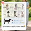  Hundewagen Faltbar Hundebuggy für Hunde bis 20 kg mit 360°Drehrädern Netzfenster Kissen Verstellbarer Griff Hellbraun