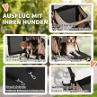  Hundewagen Faltbar Hundebuggy für Hunde bis 20 kg mit 360°Drehrädern Netzfenster Kissen Verstellbarer Griff Hellbraun