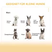  Hundehütte Indoor Hundehöhle mit Kissen Hundehaus Hundehöhle mit schrägem Dach Katzenhaus für kleine Hunde bis 8 kg 60 x 40 x 59,2 cm, Braun