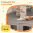 Kutyaketrec, sarokkialakítás, zárral, 1 fekvőpárna, 104 x 55 x 63 cm, barna