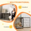 Kutyaketrec, kutyabox, zárható ketrec nagytestű kutyáknak, szürke