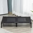  Hundebett, Outdoor-Hundebett, klappbar, atmungsaktiv, Schwarz