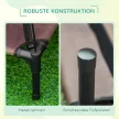 Kisállat fekhely ponyvatetővel, összecsukható, kutya nyugágy, kültéri kutyafekhely, hálós szövet, barna + fekete