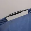 Kisállat fekhely ponyvatetővel, kutyafekhely, összecsukható, időjárásálló, kék