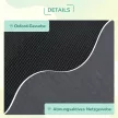 Magasított kutyafekhely ponyvatetővel, kisállat fekhely, kültéri kutyafekhely tetővel, lélegző, taft szövet kempingezéshez, szürke, 92 x 76 x 90 cm
