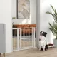 Türschutzgitter Hund, 76-104 cm Absperrgitter ohne Bohren, Treppengitter