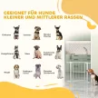 Türschutzgitter Hund, 76-104 cm Absperrgitter ohne Bohren, Treppengitter