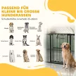 Türschutzgitter Hund, 76-104 cm Absperrgitter ohne Bohren, Treppengitter