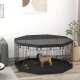 Kutyajáróka, 76 cm magas/kb. 2,5 m², 8 panel, talajtakaró, kombinált tetőtakaró