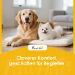 Emelt etetőállás 2 tállal és szekrénnyel, MDF, rozsdamentes acél, csontmintás, szürke