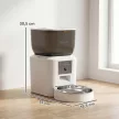Automata macskaetető kamerával, 2,4 GHz-es Wi-Fi-vel, alkalmazásvezérléssel, 4 literes űrtartalommal 1-10 étkezéshez, 2-utas audio