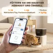 Automata macskaetető kamerával, 2,4 GHz-es Wi-Fi-vel, alkalmazásvezérléssel, 4 literes űrtartalommal 1-10 étkezéshez, 2-utas audio