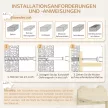 Macskamászófal szett, 4 részes, macskalépcsővel, függőággyal, platformmal és kaparófával, bézs