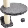 4 darabos macskamászófal szett függőággyal, macskahíd (5 kg-ig), sötétszürke