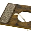 Macskalétra szett, mászófal, 8 darabos, akár 8 kg-ig, robusztus, barna/krémfehér