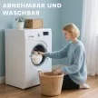 Macska íróasztali fekhely, macskafekhely íróasztalhoz 360°-os forgatással, állítható magasságú, macska nyugágy levehető, mosógépben mosható fekhellyel, 6 kg alatti macskáknak, otthoni iroda, krémfehér
