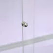 Alumínium terrárium hüllőknek, kétéltűeknek és pókoknak; hüllő tenyészláda; hálós terrárium; fehér, ezüst és fekete; 120 x 40 x 40 cm