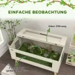 Hüllődoboz, gyíkdoboz, 140 literes, fűtőpárnával kompatibilis, üvegablakos