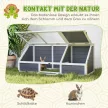Teknősbéka-doboz, kültéri teknős-kert, feneketlen kialakítás, könnyen nyitható, teknősház, világosszürke