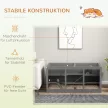 Törpe hörcsögketrec, rágcsálóketrec, kisállatoknak való doboz, zárható, fa, könnyen tisztítható, szürke