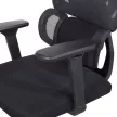 Irodai szék, fekete/piros, 150 kg teherbírás, JANIK
