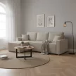 Univerzális ülőgarnitúra, szürkésbézs Taupe, APERO ROH