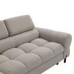 Sarokülőgarnitúra, bézs Taupe, balos, BERON ROH