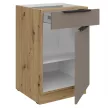 Alsó szekrény, sandgrau/artisan tölgy, FRISBO 50 D 1F 1S BB