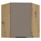 Felső sarokszekrény, sandgrau/artisan tölgy, FRISBO 60x60 GN-72 1F