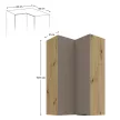 Felső sarokszekrény, sandgrau/artisan tölgy, FRISBO 60x60 GN-108 2F