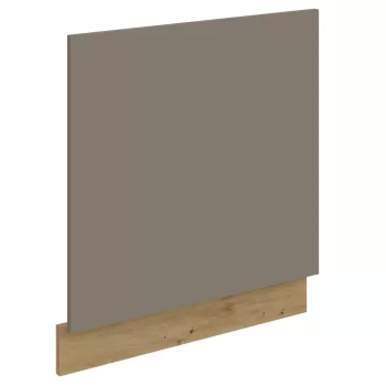   Mosogatógép ajtó, sandgrau/artisan tölgy, FRISBO ZM 570x596