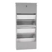 Cipőpolc, 3-soros, szürke , SEBER TYP 2