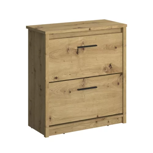 Cipősszekrény 2K, artisan tölgy, AIRON