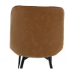 Szék, barna camel/fekete, HAZAL