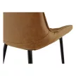 Szék, barna camel/fekete, HAZAL