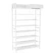 Cipőpolc, 7 soros, fehér, KATLEY