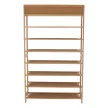 Cipőpolc, 7 soros, bambusz, KATLEY