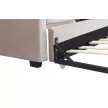 Kihúzható ágy, barnásszürke Taupe, ALODA