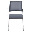 Rakásolható szék, szürke/fekete, BARIS