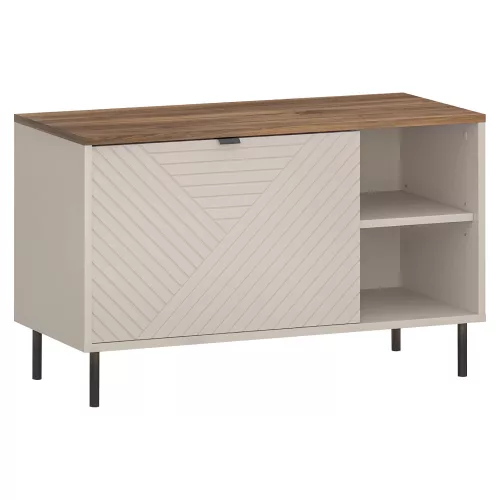 Cipősszekrény, kasmír/castello tölgy, EYCO 1K